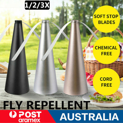 Automatic Fly Trap Fly Repellent Fan Keep Flies Bugs Food from Away Fruits NEW