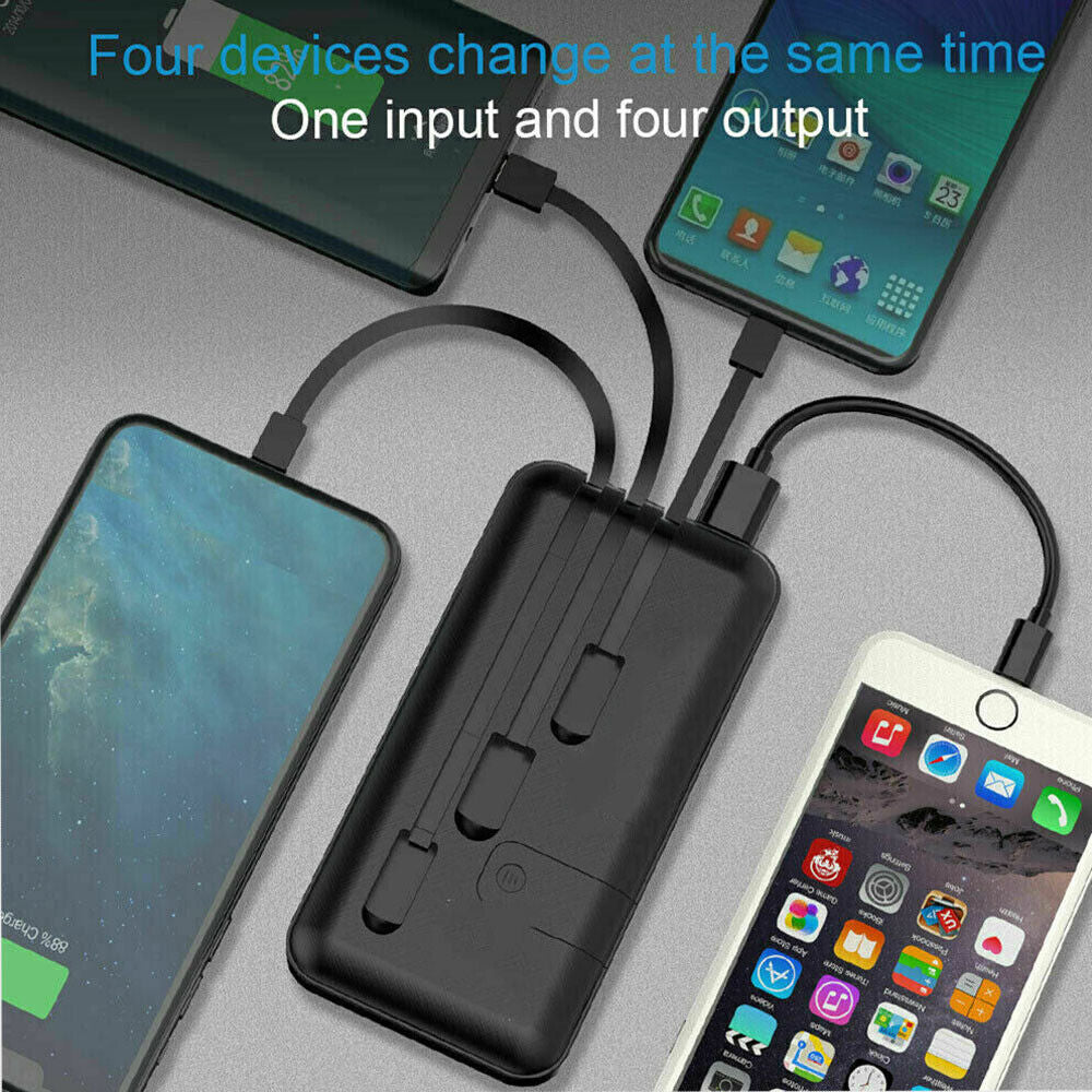 Portable 900000Mah Power Bank USB Backup Battery Charger for Mobile Phone