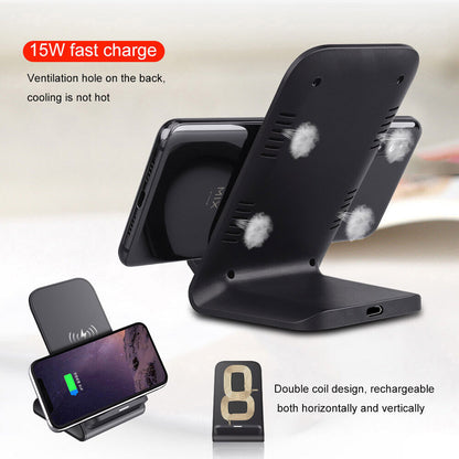 3 in 1 Wireless Charger Dock Charging Station for Apple Watch Iphone 16 15 14 13