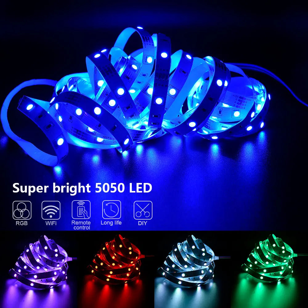 LED Strip Lights RGB 3535 ,5V 1M-30M,16 Million Colors, RGB , Led Strip Lighting Music Sync, Color Changing for Party Home