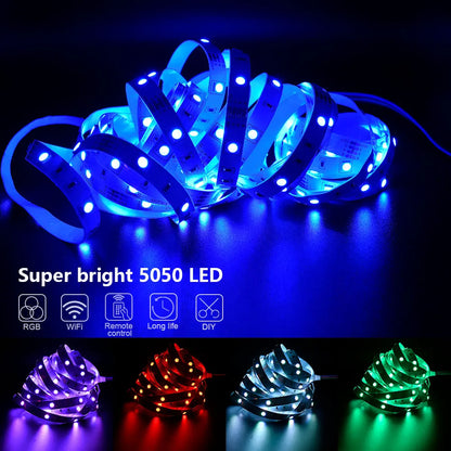 LED Strip Lights RGB 3535 ,5V 1M-30M,16 Million Colors, RGB , Led Strip Lighting Music Sync, Color Changing for Party Home