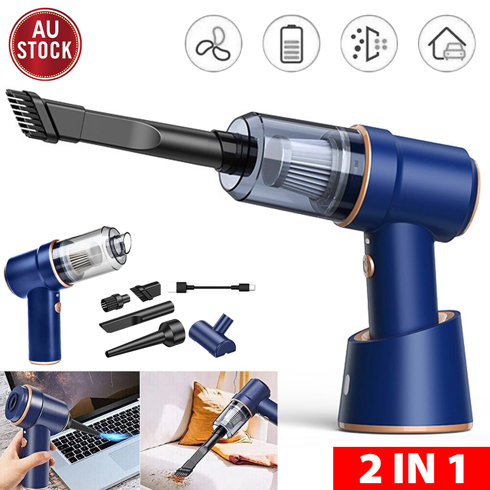 95000PA Handheld Cordless Vacuum Cleaner Home & Car Dust Blower Mini Air Duster